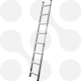 Řebřík hliník, 8 stupňů, l=2,25 m